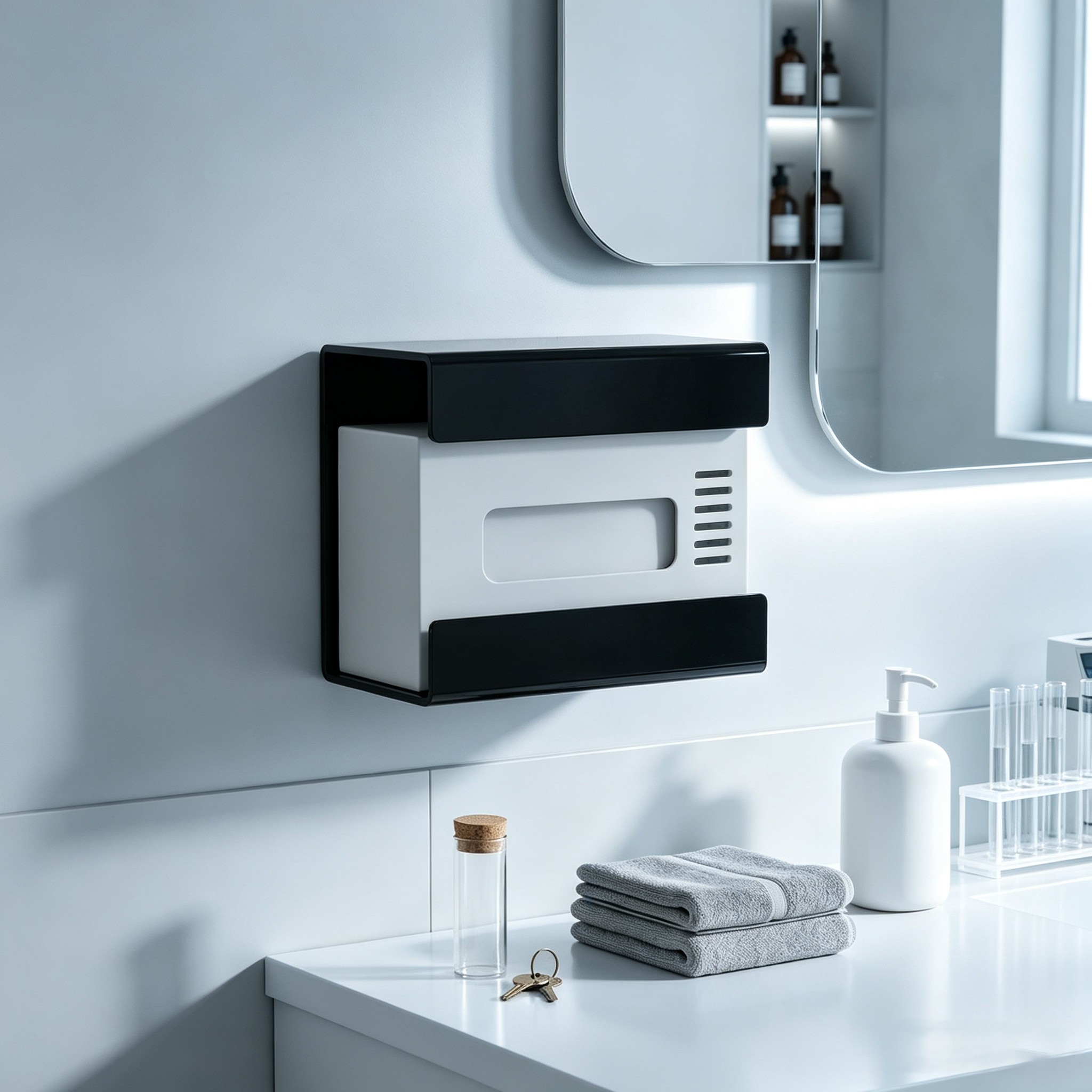 Clear Wall Mount Wipe Dispense - Home Office Wallpaper ulasan dan harga