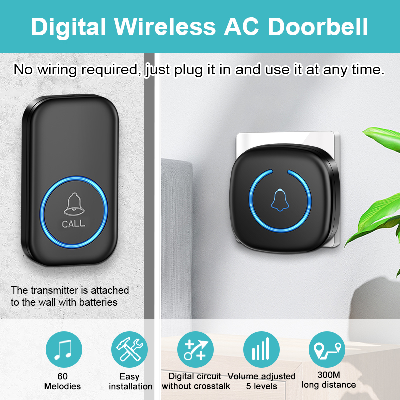 EZHEN Smart Wireless Doorbell  - Home Office Call Center ulasan dan harga