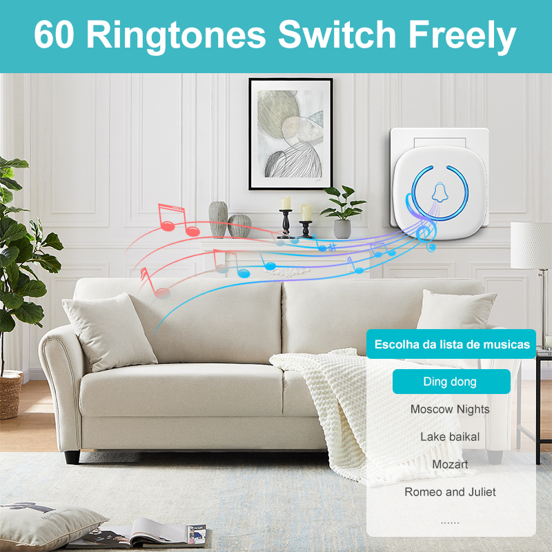 EZHEN Smart Wireless Doorbell  - Home Office Call Center ulasan dan harga
