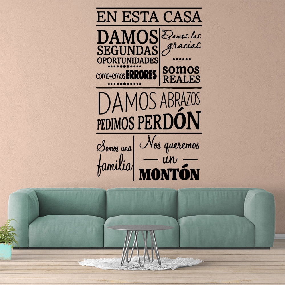 1 pc Spanish Motivational text - Home Office Wallpaper ulasan dan harga
