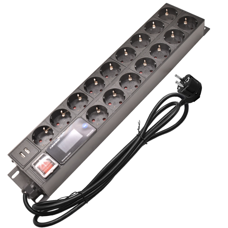 2U PDU Power Strip 19inch Rack - Power Strip Desk ulasan dan harga