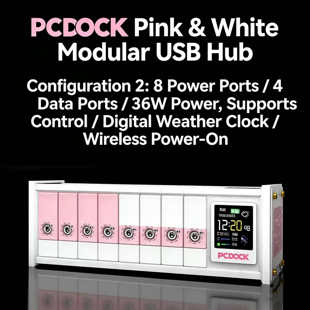 PCDOCK Block USB Desktop Power - Power Strip Desk ulasan dan harga