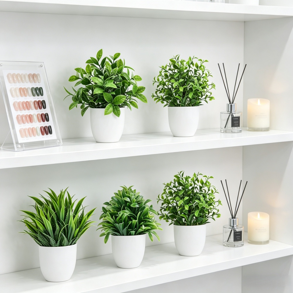 4pcs/set Mini Artificial Plant - Home Office Word ulasan dan harga