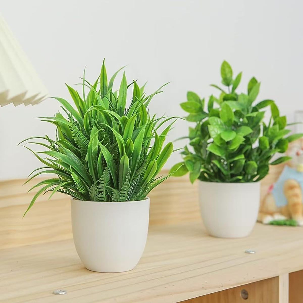 4pcs/set Mini Artificial Plant - Home Office Word ulasan dan harga