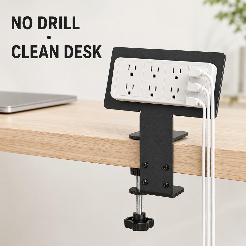 Under Desk Cable Organizer Tra - Power Strip Desk ulasan dan harga