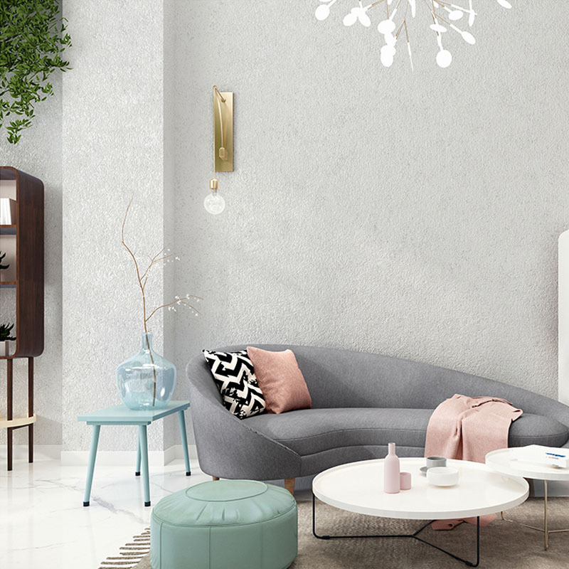 Cement Gray Peel & Stick Wallp - Home Office Wallpaper ulasan dan harga