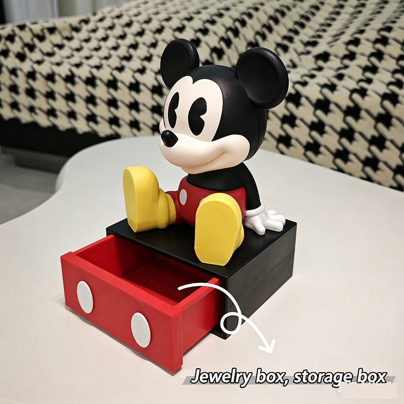 Cute Mouse Drawer Storage Box  - Home Office Desk With Drawers ulasan dan harga