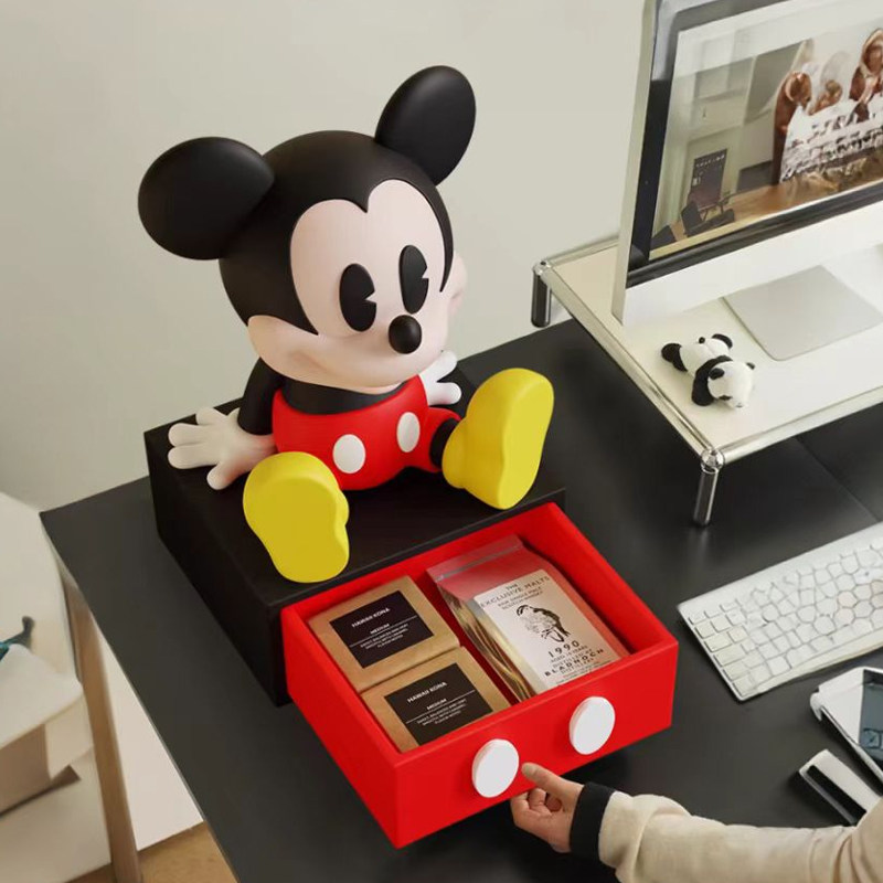 Cute Mouse Drawer Storage Box  - Home Office Desk With Drawers ulasan dan harga