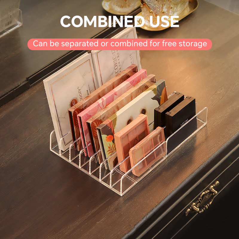 7 Grids Acrylic Table Cosmetic - Home Office Desk With Drawers ulasan dan harga