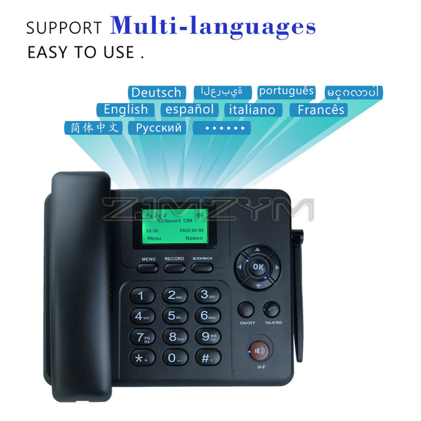 GSM Wireless Dual card Fixed p - Home Office Call Center ulasan dan harga