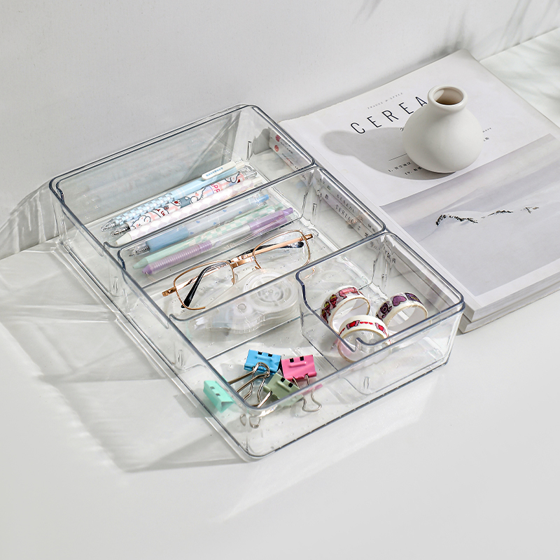 Cosmetic and Stationery Storag - Home Office Desk With Drawers ulasan dan harga