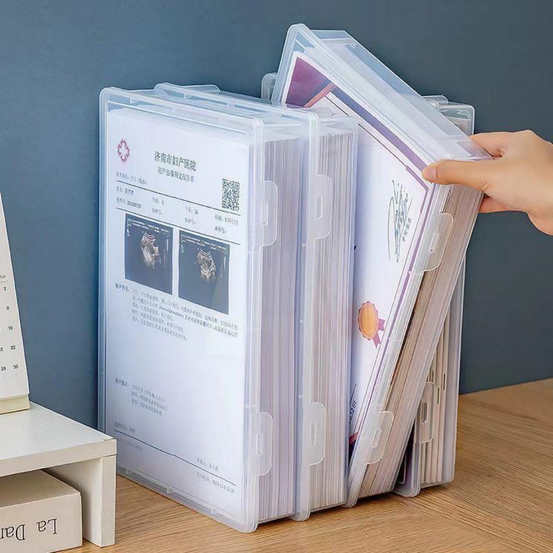 Stackable Clear A4 Document St - Home Office Jobs ulasan dan harga