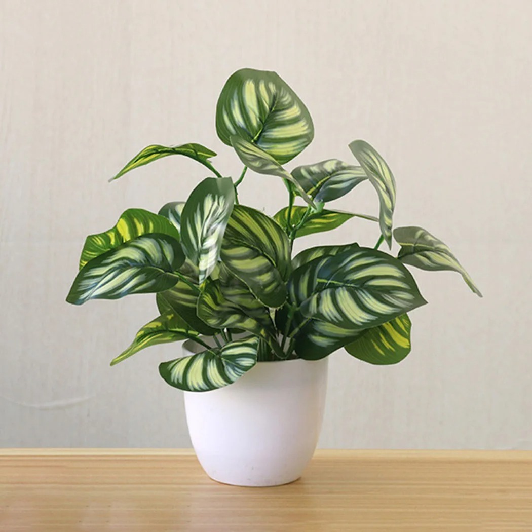 1PC Artificial Foliage Plant P - Home Office Word ulasan dan harga
