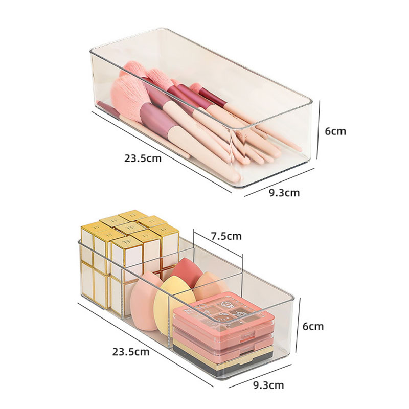 Acrylic Cosmetics Storage Box  - Home Office Desk With Drawers ulasan dan harga