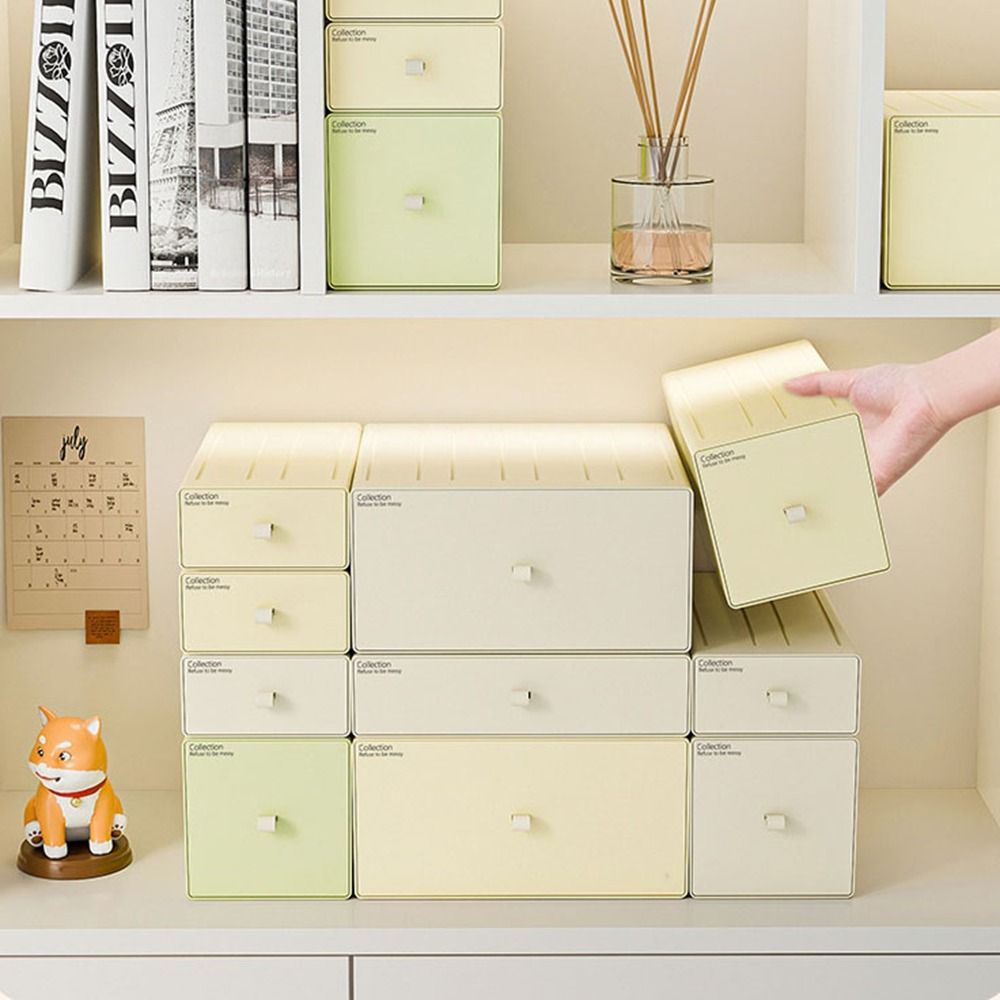 Colorful Desktop Stackable Org - Home Office Desk With Drawers ulasan dan harga