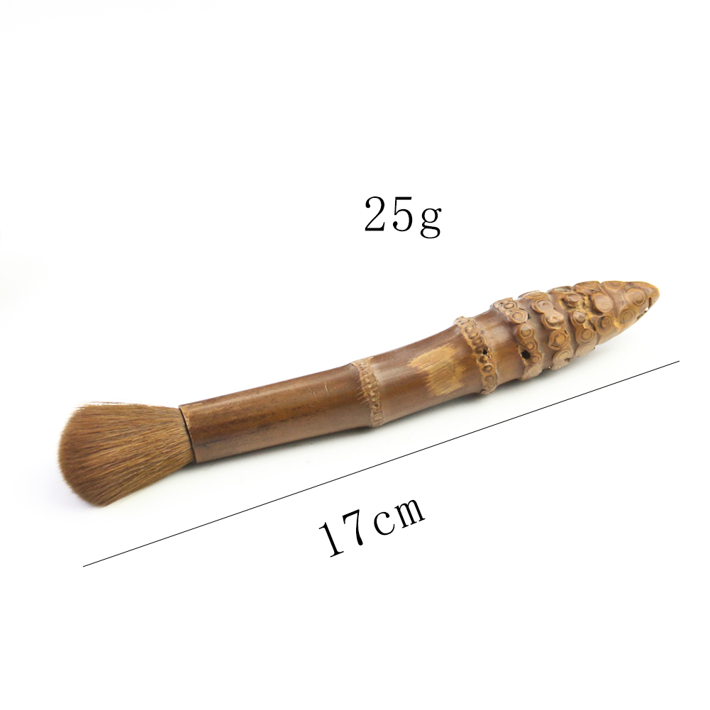 Natural Bamboo Root Tea Ceremo - Desktop Organizer Bamboo ulasan dan harga
