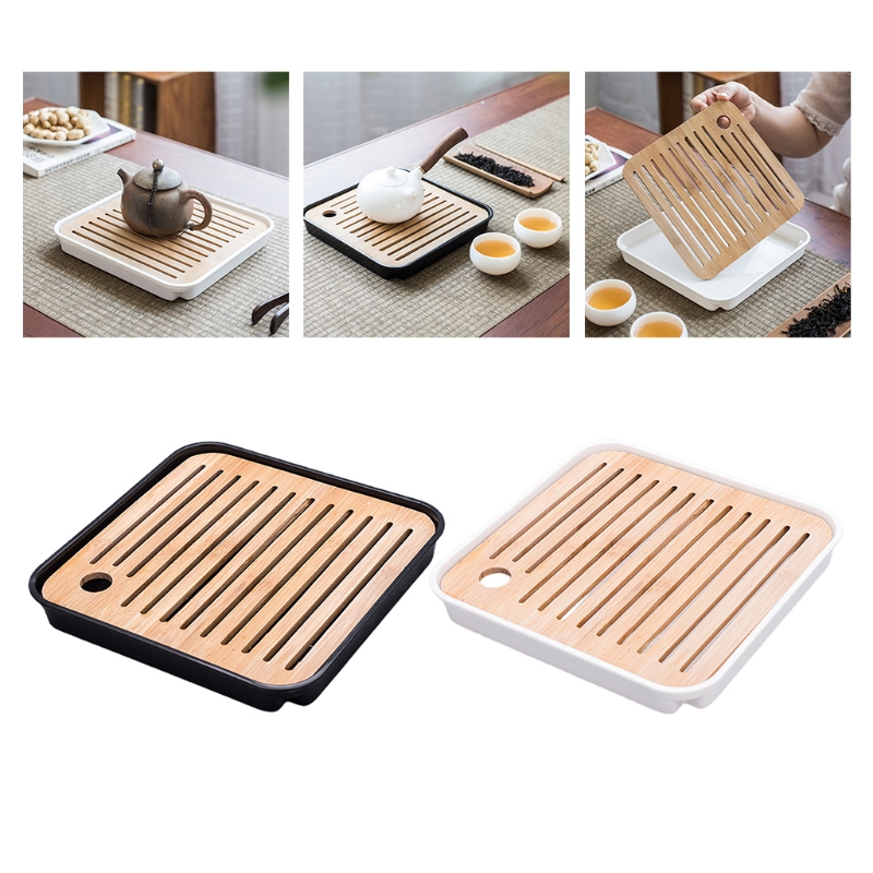 Bamboo Tea Tray Mini Bamboo Ch - Desktop Organizer Bamboo ulasan dan harga